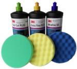 3M Pachet Paste Polish 3M 3 Buc 1000ML + 3 bureti de polish 150mm (2347)