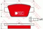 TRW set placute frana, frana disc TRW DTEC COTEC GDB1485DTE (GDB1485DTE)