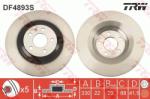 TRW Disc frana TRW SINGLE DF4893S (DF4893S)