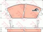 TRW set placute frana, frana disc TRW COTEC GDB893 (GDB893)