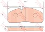 TRW set placute frana, frana disc TRW GDB5059 (GDB5059) - automobilus