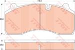 TRW set placute frana, frana disc TRW GDB5100 (GDB5100) - automobilus