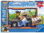 Ravensburger - Puzzle 2x12 Paw Patrol în acțiunea - 40 - 99 piese Puzzle