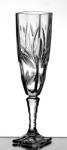 Black Crystal - Ajka Viola * Kristály Pezsgős pohár 140 ml (Ar19507)