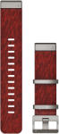 Garmin curea nailon QuickFit 22 cu model jacquard - rosu (010-12738-22) - trisport