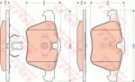 TRW set placute frana, frana disc TRW COTEC GDB1684 (GDB1684)