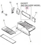 Canon CA FC9-1006 Panel inner right IR2520 (CAFC91006)