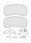 FERODO set placute frana, frana disc FERODO PREMIER FCV1277BFE (FCV1277BFE)