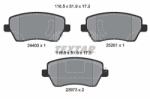 TEXTAR set placute frana, frana disc TEXTAR Q+ 2440301 (2440301)