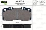 VALEO set placute frana, frana disc VALEO OPTIPACK 882235 (882235)