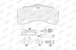 JURID set placute frana, frana disc JURID 2924605390 (2924605390)