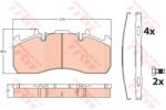 TRW set placute frana, frana disc TRW GDB5102 - automobilus