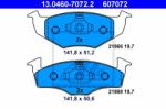 ATE set placute frana, frana disc ATE 13.0460-7072.2 (13.0460-7072.2)