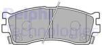 DELPHI set placute frana, frana disc DELPHI LP1702 (LP1702)