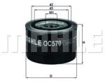 MAHLE Filtru ulei MAHLE OC 570 (OC 570) - automobilus