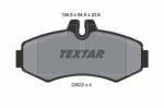 TEXTAR set placute frana, frana disc TEXTAR Q+ 2302201 (2302201)