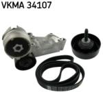 SKF Set curea transmisie cu caneluri SKF VKMA 34107 (VKMA 34107) - automobilus