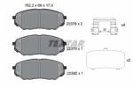 TEXTAR set placute frana, frana disc TEXTAR Q+ 2237801 (2237801)
