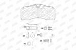 JURID set placute frana, frana disc JURID 2928705390 (2928705390)