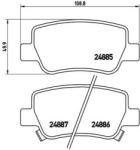 BREMBO set placute frana, frana disc BREMBO PRIME LINE P 83 112 (P 83 112)