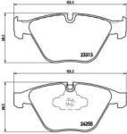 BREMBO set placute frana, frana disc BREMBO PRIME LINE P 06 055 (P 06 055)