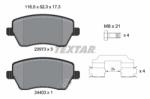 TEXTAR set placute frana, frana disc TEXTAR Q+ 2397302 (2397302)