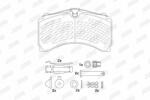 JURID set placute frana, frana disc JURID 2924405390 (2924405390)