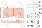 TRW set placute frana, frana disc TRW GDB5084 (GDB5084) - automobilus