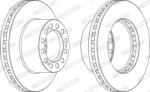 FERODO Disc frana FERODO PREMIER FCR204A (FCR204A)