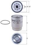 MAHLE filtru combustibil MAHLE KC 491D (KC 491D) - automobilus