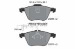 TEXTAR set placute frana, frana disc TEXTAR Q+ 2326903 (2326903)