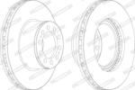 FERODO Disc frana FERODO PREMIER FCR323A (FCR323A)