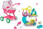 Smoby Set căsuță pentru pisicuță cu sunete Cat's House Veterinary Smoby și cărucior adânc 44 de Pisici (SM340400-6) Papusa