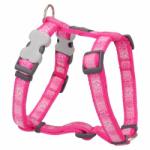 Red Dingo Paw Impressions Hot Pink Dog hám Medium