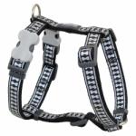 Red Dingo Reflective Black Dog hám Medium