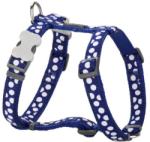 Red Dingo White Spots Dark Blue Dog hám XS