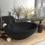 vidaXL 40x33 cm matt black (146931)