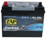 ZAP Carbon EFB 70Ah 630A right+ Japan