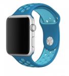 Cellect Apple watch szilikon óraszíj világoskék/sötétkék - 42 mm