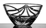 Black Crystal Modern * Ólomkristály Ovál tál 21 cm (15118)