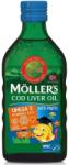 Möller’s Omega 3 ulei ficat de cod cu aromă tutti-frutti pentru copii, 250 ml, Moller’ s