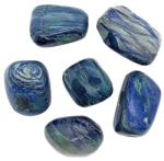 Palm Stone din Azurit Mineral Natural 60x56x36 mm - ( XXL )