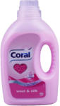 Coral течен перилен препарат за вълнени дрехи, 1, 25л за 26 пранета