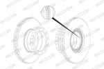 FERODO Disc frana FERODO PREMIER FCR148A (FCR148A)