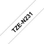 Brother TZe-N231 P-touch szalag (12mm) Black on White - 8m TZEN231 (TZEN231)