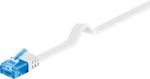 Goobay Cablu de retea RJ45 CAT 6A flat UTP 2m Alb, Goobay G96325 (G96325)