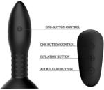 Debra Dop anal (10) cu vibratii si rotatii Mr. Play Rotation Beads Anal Plug