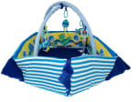 Baby Mix Saltea de joaca cu protectii laterale Boat - Baby Mix