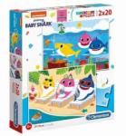Clementoni SuperColor - Baby Shark 2x20 db-os (24777)