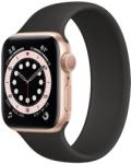  Solo Szilikon Apple Watch szíj Fekete 42/44/45mm S